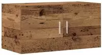 vidaXL Wandschrank Altholz-Optik 80x39x40 cm Holzwerkstoff