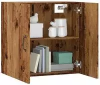 vidaXL Wandschrank Altholz-Optik 60x31x60 cm Holzwerkstoff