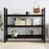vidaXL Wandregal 140x50cm dunkelbraun, Massivholz Eiche (363825)