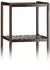 Relaxdays Badregal Bambus, 5 Ablagen, dunkelbraun, 34,5x33x139,5cm