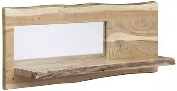 Massivmoebel24 Pure Acacia Wandregal Akazie, natur lackiert, 101x38x22cm (09-350-886-7007)