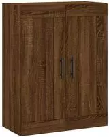 vidaXL Wandschrank Braun Eichen-Optik 69,5x34x90 cm Holzwerkstoff