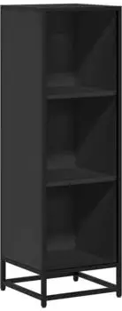 vidaXL Bücherregal schwarz 33,5x33x107,5cm Holzwerkstoff (849154)