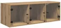 vidaXL Wandschrank 102 x 37 x 35 cm Holzwerkstoff Artisan-Eiche