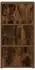 vidaXL Bücherregal Räuchereiche 40x24x77cm Holzwerkstoff (860368)