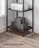 Vasagle Standregal 6 Ebenen, Glas, schmal (VASAGLE)