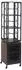 MCW Bücherregal MCW-P13 drehbar, Metall Industrial, 162x40x42cm, dunkelbraun (100590)