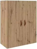 vidaXL Wandschrank Artisan-Eiche 69,5 x 34 x 90 cm Holzwerkstoff