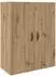 vidaXL Wandschrank Holzwerkstoff artisan-eiche 69,5x34x90 cm