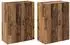 vidaXL Wandschrank 2-tlg. Altholz-Optik 69,5x34x90cm (3394506)