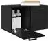 vidaXL Wandschrank schwarze Eichen-Optik 60x36,5x35cm Holzwerkstoff (879554)