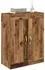 vidaXL Wandschrank 2-türig, Holzwerkstoff, Altholz-Optik, 69,5x34x90cm (835013)
