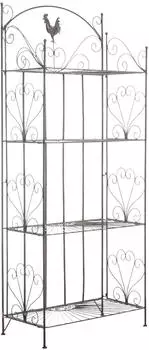 CLP Mia Standregal Metall, 4 Ablagen, bronze (13407235)