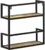 vidaXL Wandregal 60x20x60cm, raues Mangoholz (321076XL)