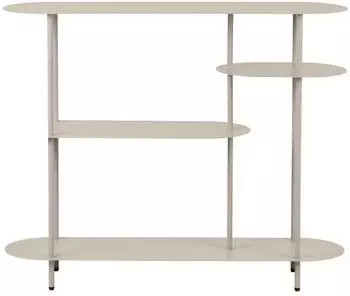 ebuy24 Yrsa Regal 4 Ebenen, Metall, sandfarben (46-3251013)