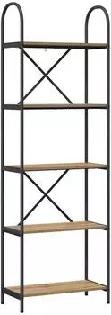vidaXL B&uuml;cherregal 5 Ebenen Artisan-Eiche 60x30x183cm (879910)