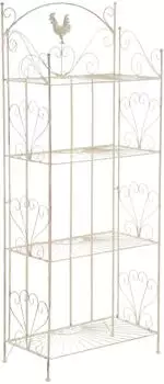 CLP Standregal Mia Eisen, 4 Ablagen, antik-creme (131511393)