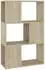 vidaXL Bücherregal Raumteiler Sonoma-Eiche 60x24x94cm (809074)