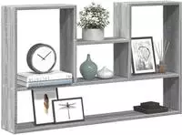 vidaXL Wandregal Grau Sonoma 99x15x60 cm Holzwerkstoff