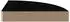 vidaXL Eckregal schwebend MDF, hochglanz schwarz, 25x25x3,8cm (323889)