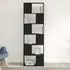 vidaXL Bücherregal/Raumteiler schwarze Eiche 60x24x186cm, 6 Fächer (862078)