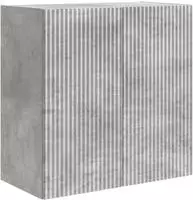 vidaXL Wandschrank 59 x 31 x 60 cm Holzwerkstoff Betongrau