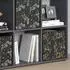 VICCO Nove Würfelregal Raumteiler schwarz, 104x108cm (37944)