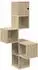 vidaXL Wand-Eckregal Sonoma-Eiche 48x48x120cm Holzwerkstoff (8012230)