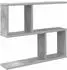vidaXL Wandregal betongrau 60x12x50,5cm Holzwerkstoff