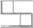 vidaXL Wandregal betongrau 60x12x50,5cm Holzwerkstoff