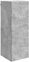 vidaXL Wandschrank 33 x 34,5 x 90 cm Holzwerkstoff Betongrau