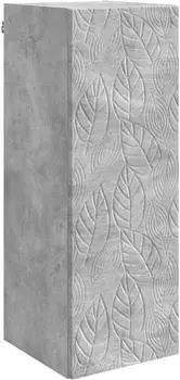 vidaXL Wandschrank Holzwerkstoff betongrau 33x34,5x90cm (898758)