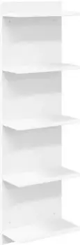 vidaXL Wandregal wei&szlig; 30x15x100cm Holzwerkstoff (8012396)