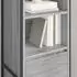 vidaXL Bücherregal Grau Sonoma 43x36x150,5cm Holzwerkstoff (886627)