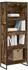 vidaXL Bücherregal Holzwerkstoff rauchfarben 60x30x155cm