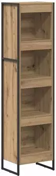 vidaXL B&uuml;cherregal Holzwerkstoff Kunsthandwerk Eiche 40x30x155cm