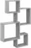 vidaXL Wandwürfelregal Sonoma grau 64x13,5x91,5cm