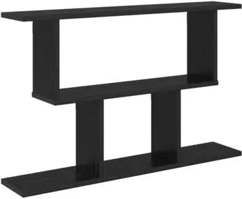 vidaXL Wandregal Holzwerkstoff schwarze Eiche 80x15x50,5cm (8012285)