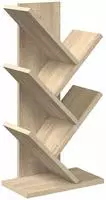vidaXL Baumb&uuml;cherregal 4-st&ouml;ckig 30 x 18 x 60 cm Holzwerkstoff