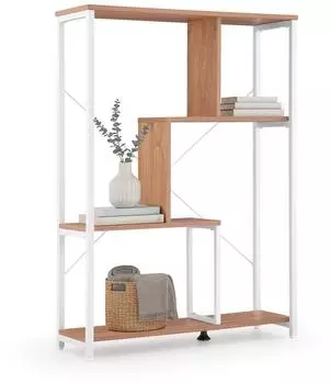 hjh Living Kalag Eco Standregal/Raumteiler, wei&szlig;/eiche (800408)