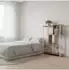 hjh Living Kalag Eco Standregal/Raumteiler, weiß/eiche (800408)