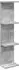 vidaXL Wandregal betongrau 22x15x100cm Holzwerkstoff (8012442)