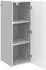 vidaXL Wandschrank Holzwerkstoff hochglanz weiß 33x34,5x90cm (898759)