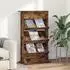 vidaXL Magazinregal geräucherte Eiche 70x41x126cm Holzwerkstoff (899531)