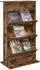 vidaXL Magazinregal geräucherte Eiche 70x41x126cm Holzwerkstoff (899531)