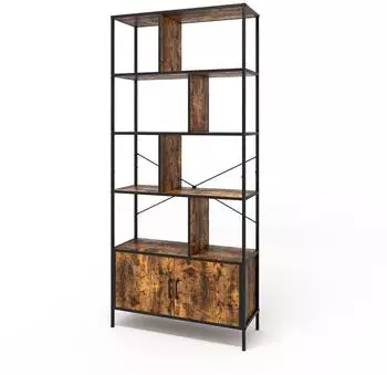VICCO Fyrk Raumteiler 80x180cm, Eiche rustikal, 2 T&uuml;ren (50035)