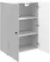 vidaXL Wandschrank Holzwerkstoff hochglanz weiß 66x34,5x90cm (899079)