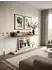KADIMA DESIGN Wandregal Nako Massivholz, braun, 160x24x17cm