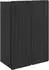vidaXL Wandschrank schwarz 66x34,5x92cm Holzwerkstoff (898226)