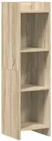 vidaXL B&uuml;cherregal Sonoma-Eiche 30 x 30 x 111 cm Holzwerkstoff